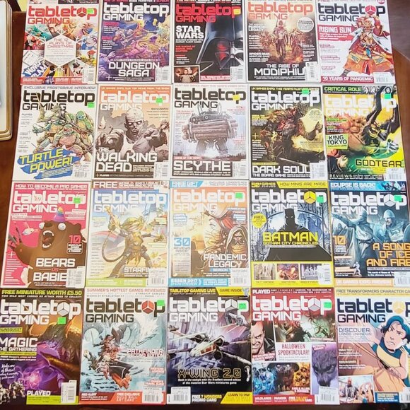 Tabletop Gaming Magazines 20 Issues From 2015-2018 - Picture 1 of 10
